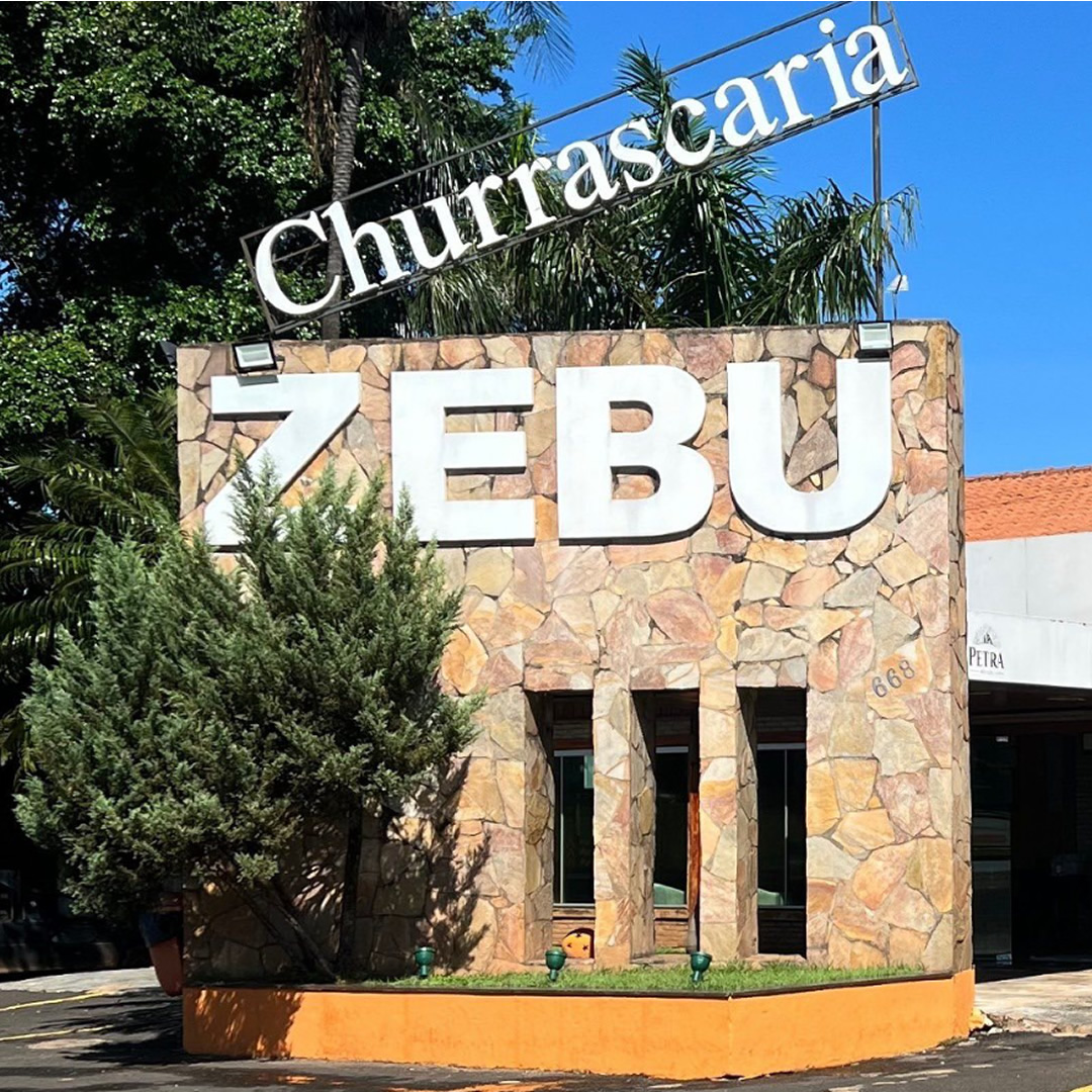 Fachada da Churrascaria Zebu em Uberaba